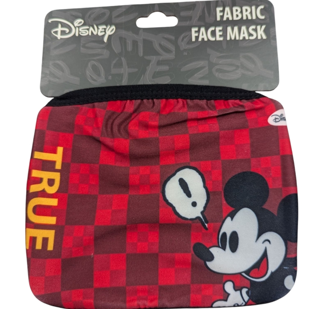 IMAN & DISNEY | 3 FACE MASKS NON-MEDICAL | BLACK/RED NIP - Picture 2 of 6